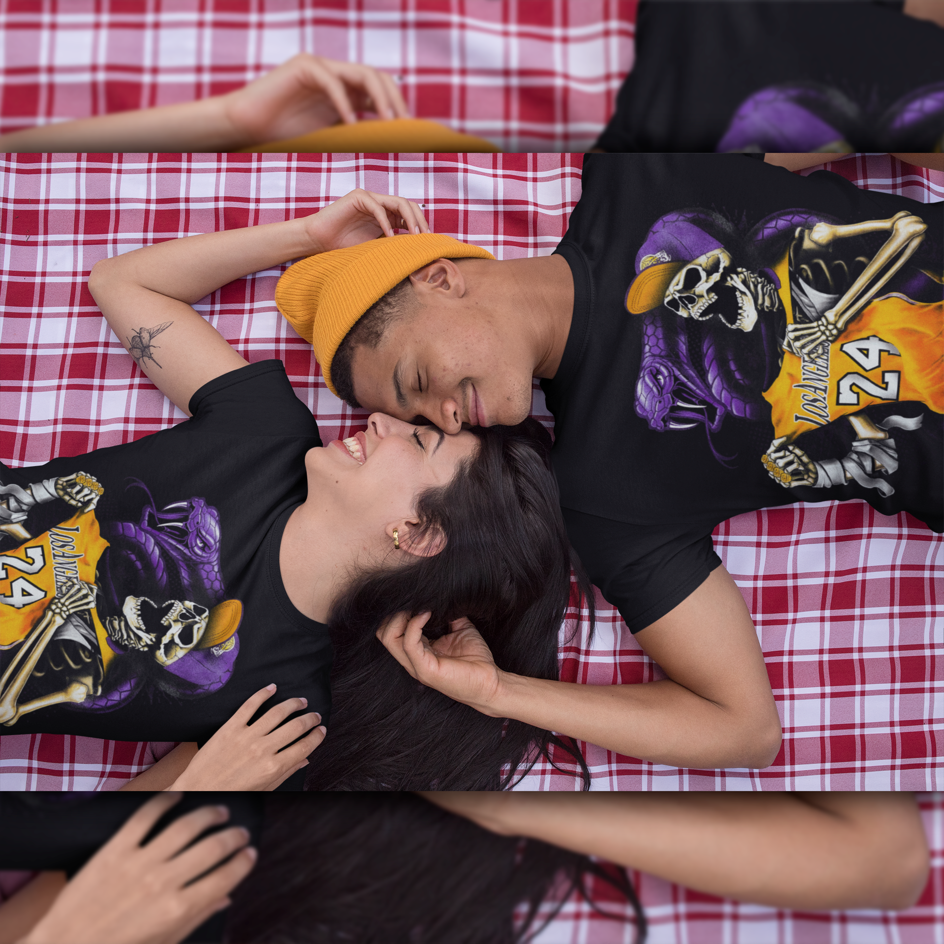 Mamba Forever Skeleton Tribute Tee – LA 24 Basketball Legend Graphic Shirt