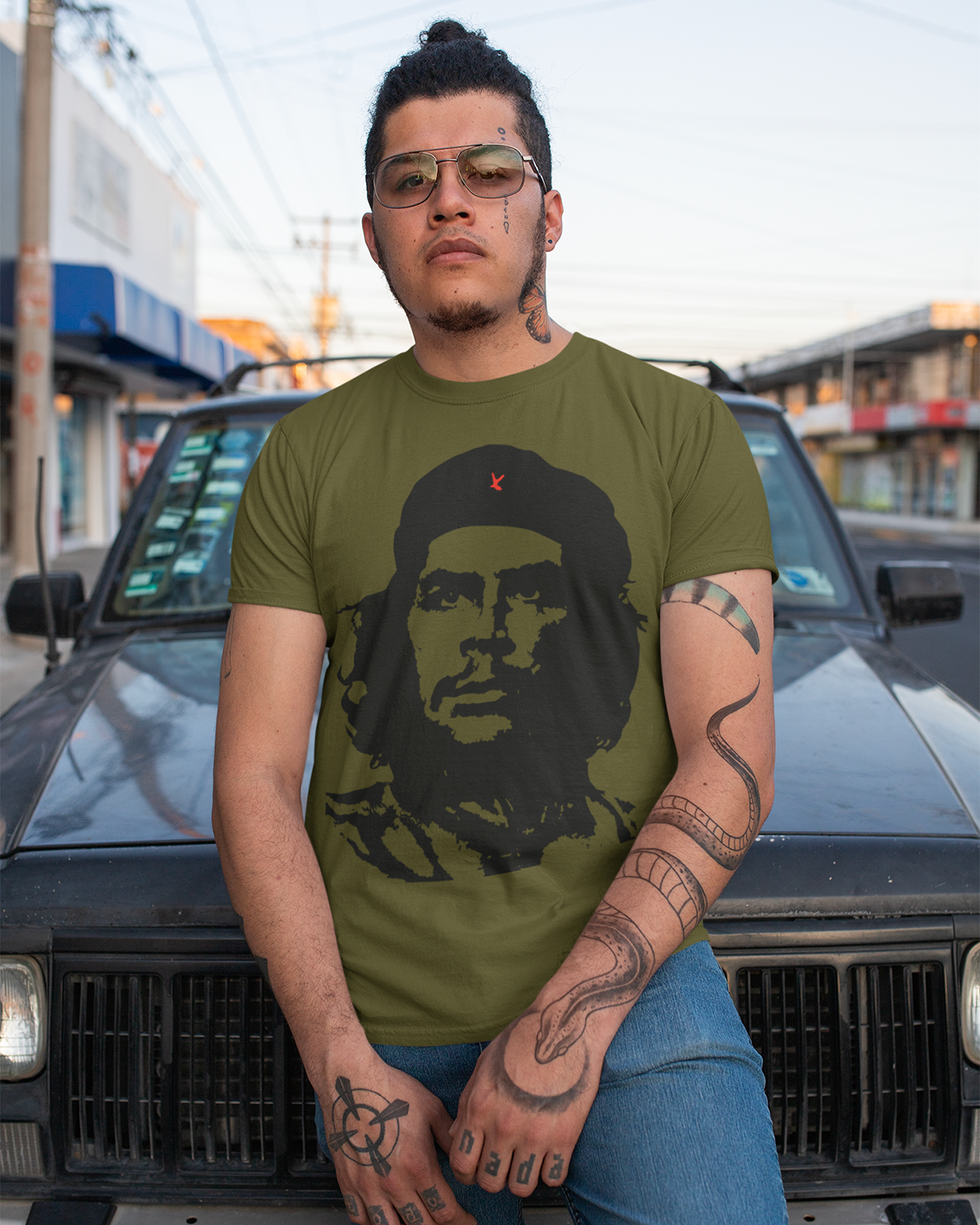 Revolutionary Green Che Guevara Graphic Tee